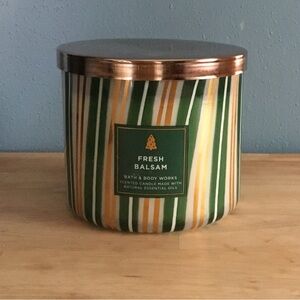 Bath and Body Works Fresh Balsam 3-Wick Scented Candle (14.5 oz / 411 g)